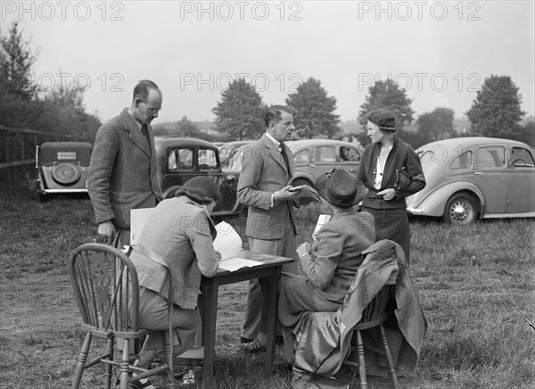 Standard Car Owners Club Gymkhana, 8 May 1938. Artist: Bill Brunell.