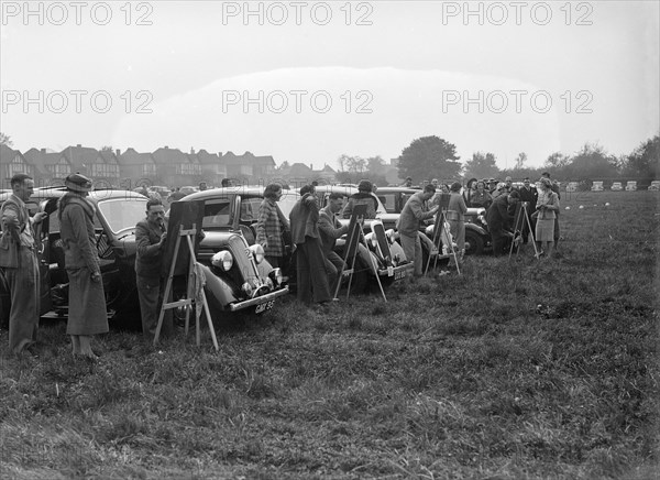 Standard Car Owners Club Gymkhana, 8 May 1938. Artist: Bill Brunell.