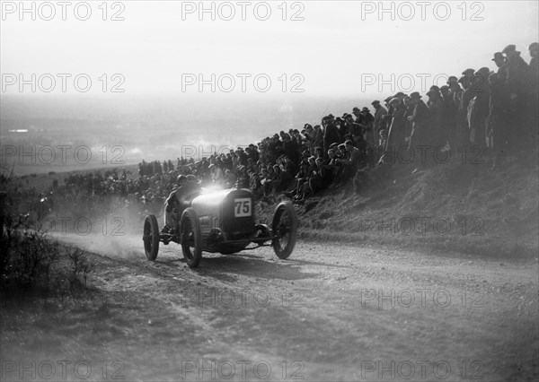 Sunbeam of Charles Vandervell, Essex Motor Club Kop Hillclimb, Buckinghamshire, 1922. Artist: Bill Brunell.