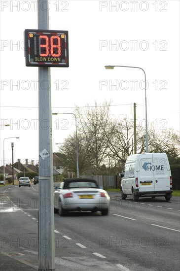 Traffic Speed indicator. Artist: Unknown.