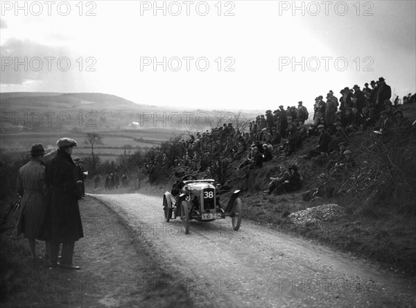 GN of Henry Ronald Godfrey, Essex Motor Club Kop Hillclimb, Buckinghamshire, 1922. Artist: Bill Brunell.