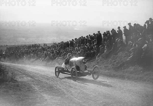 GN of Archie Frazer-Nash, Essex Motor Club Kop Hillclimb, Buckinghamshire, 1922. Artist: Bill Brunell.