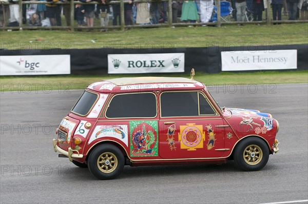 1967 Austin Mini Cooper S owned by Beatle George Harrison Artist: Unknown.