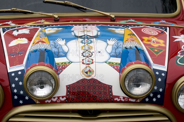 1968 Austin Mini Cooper S owned by Beatle George Harrison Artist: Unknown.