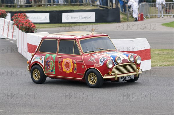 1969 Austin Mini Cooper S owned by Beatle George Harrison Artist: Unknown.