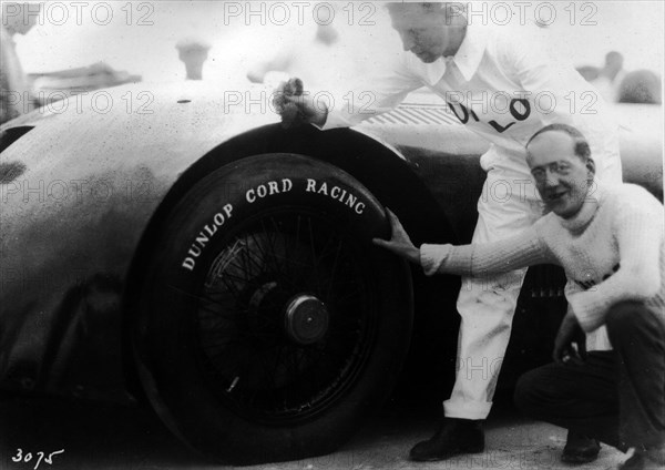 Sunbeam 1000hp World Land speed record attempt at Daytona 1927 Artist: Unknown.