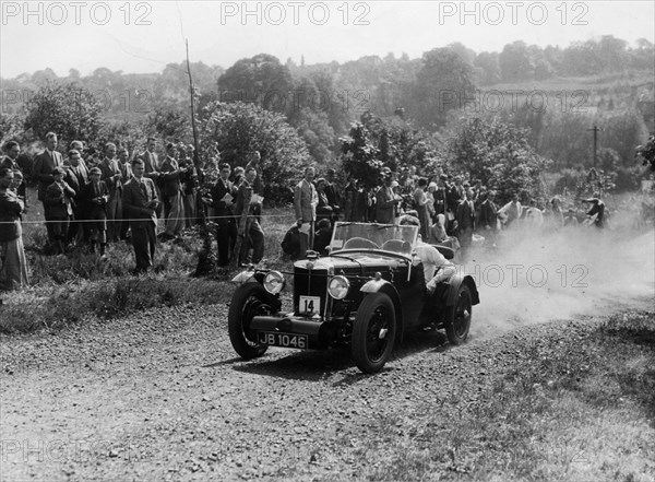 MG K3 Magnette prototype, Amersham hill climb