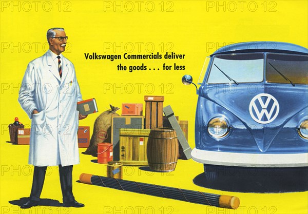 1960 Volkswagen commercial vehicle brochure Artist: Unknown.