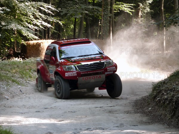 Toyota Hi Lux rally car at Goodwood Festival of Speed 2013 Artist: Unknown.