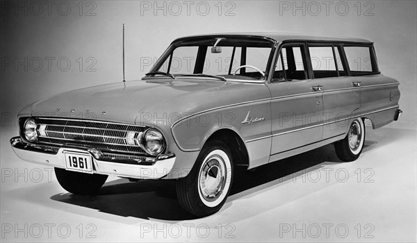 1961 Ford Falcon station wagon Artist: Unknown.