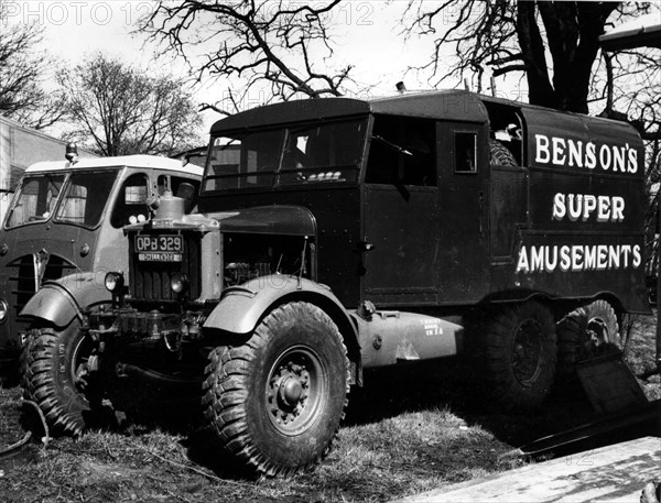 1950 Scammell Challenger truck Artist: Unknown.