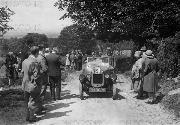 Austin 7 Cup Model of Miss J Sander of the London Centre Team at the JCC Inter-Centre Rally, 1932. Artist: Bill Brunell.