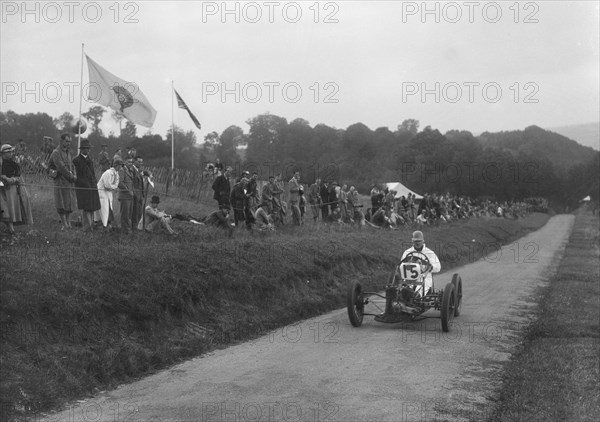 Joystick single-seater of JE Breyer, MAC Shelsley Walsh Speed Hill Climb, Worcestershire, 1935. Artist: Bill Brunell.