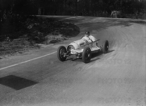 Frazer-Nash racing at Donington Park, Leicestershire, c1930s. Artist: Bill Brunell.