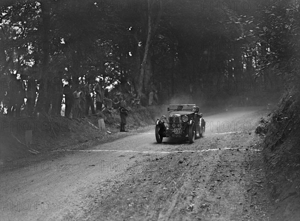 MG M type of GE Taylor taking part in a motoring trial, c1930s. Artist: Bill Brunell.