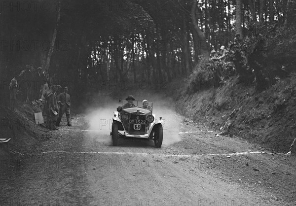 Fiat Balilla taking part in a motoring trial, c1930s. Artist: Bill Brunell.