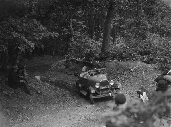 Ford Model A taking part in a motoring trial, c1930s. Artist: Bill Brunell.