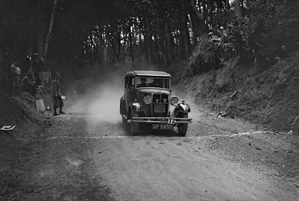 Standard taking part in a motoring trial, c1930s. Artist: Bill Brunell.