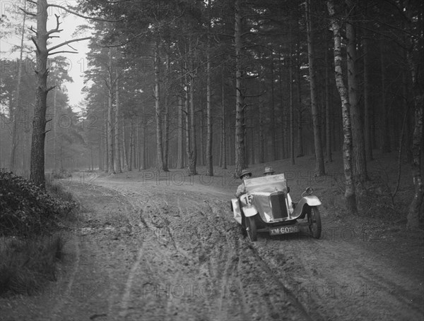 Eric Longden's Eric-Longden at the JCC General Efficiency Trial, Oxshott Woods, Surrey, 1923. Artist: Bill Brunell.