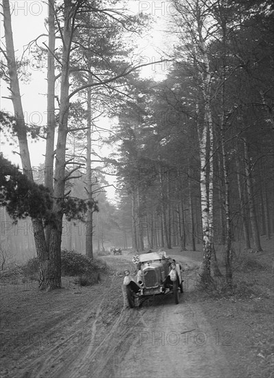 JT Chance's Enfield-Allday at the JCC General Efficiency Trial, Oxshott Woods, Surrey, 1923. Artist: Bill Brunell.