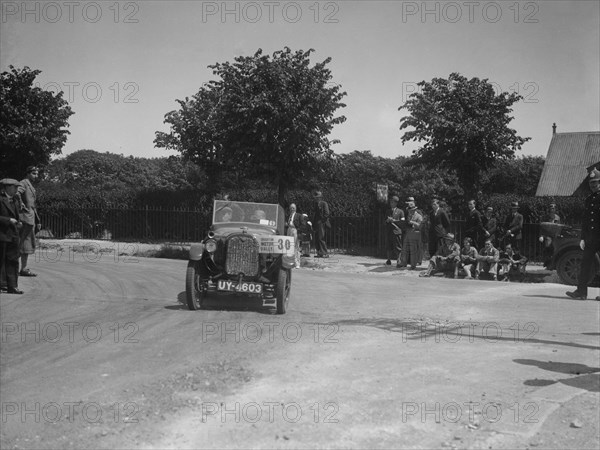 Austin 7 competing in the B&HMC Brighton Motor Rally, 1930. Artist: Bill Brunell.