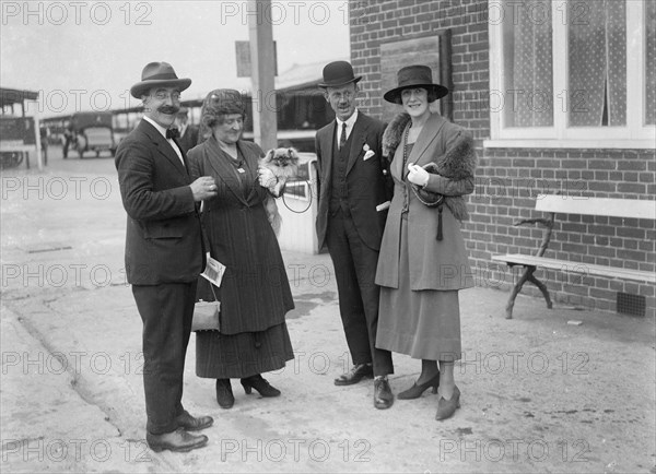 Hugh McConnell, Chief Scrutineer at Brooklands motor racing circuit, Surrey, c1930s. Artist: Bill Brunell.