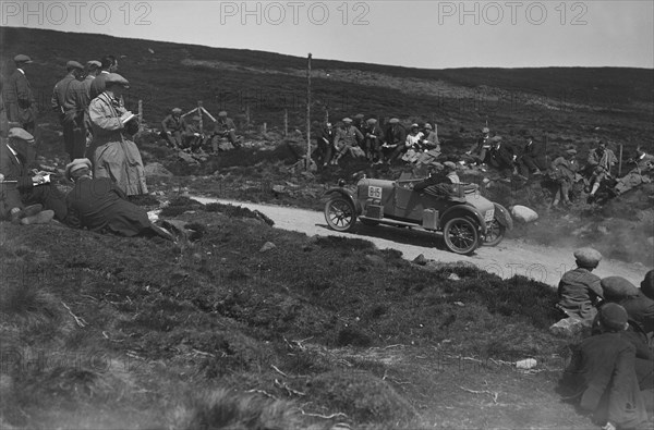 Wolseley 2-seater of A Smith taking part in the Scottish Light Car Trial, 1922. Artist: Bill Brunell.