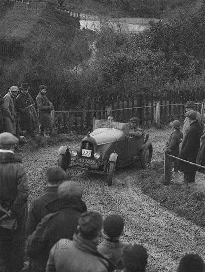 ATC Special of AT Clarke competing in the MCC Exeter Trial, Ibberton Hill, Dorset, 1930. Artist: Bill Brunell.