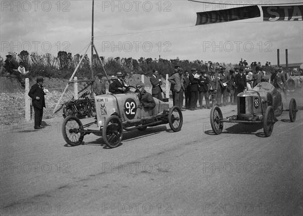 GN Kim II of Archie Frazer-Nash and AC of JA Joyce, Southsea Speed Carnival, Hampshire. 1922. Artist: Bill Brunell.