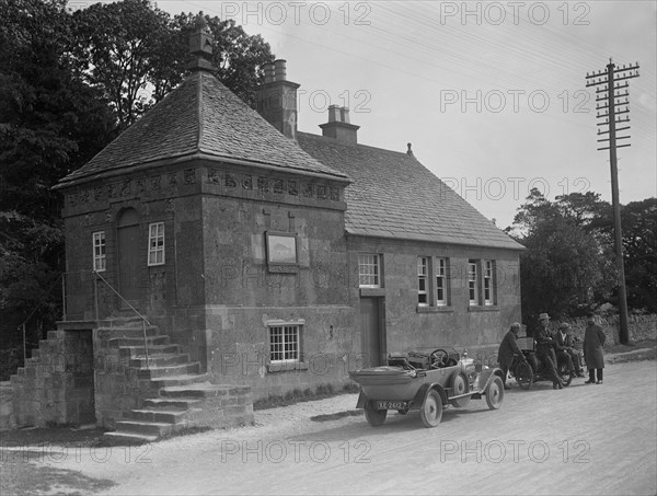 Calthorpe 4-seater tourer, Fis Hill, near Broadway, Worcestershire, c1920s. Artist: Bill Brunell.