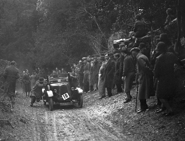 Talbot of EPH Jones competing in the JCC Half-Day Trial, 1930. Artist: Bill Brunell.