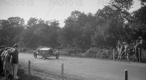 Corre-La Licorne of Michel Dore, Grand Prix de Boulogne, Boulogne Motor Week, France, 1928. Artist: Bill Brunell.