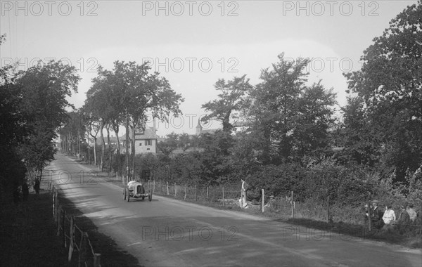 Salmson competing at the Boulogne Motor Week, France, 1928. Artist: Bill Brunell.