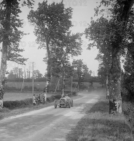 Bucciali of Jean de Maleplane competing at the Boulogne Motor Week, France, 1928. Artist: Bill Brunell.