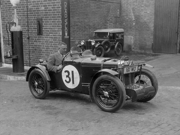 MG C type Midget of Cyril Paul at the RAC TT Race, Ards Circuit, Belfast, 1932. Artist: Bill Brunell.