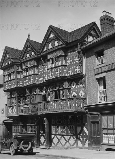 Buick outside the Feathers Hotel, Ludlow, Shropshire, c1930. Artist: Bill Brunell.