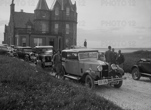 Standard of Paddy Naismith at the B&HMC Brighton Motor Rally, John O'Groats, Scotland, 1930. Artist: Bill Brunell.