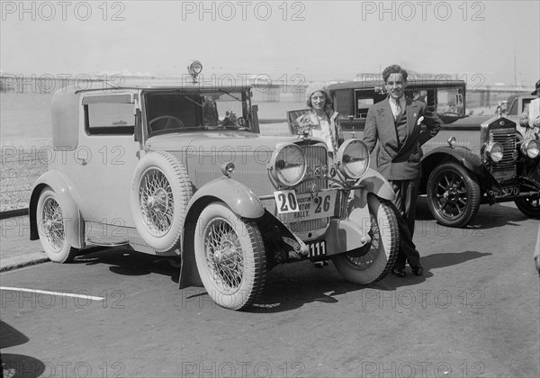 Alvis of Henken Widengren at the B&HMC Brighton Motor Rally, Brighton, Sussex, 1930. Artist: Bill Brunell.