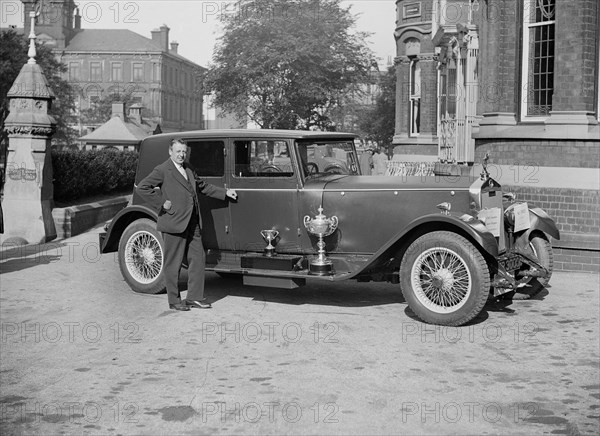 Lanchester Straight Eight of A Millership at the Southport Rally, 1928. Artist: Bill Brunell.