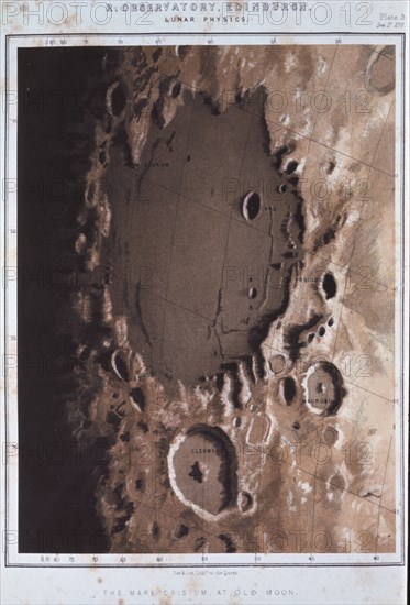 Part of the lunar surface, 1857. Artist: Anon