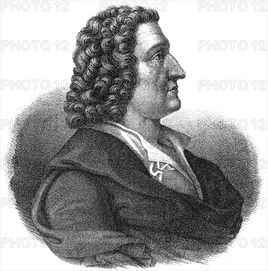 Johann Freidrich Bottger, German chemist and ceramicist, c1895. Artist: Anon