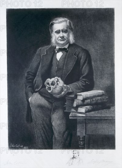 Thomas Henry Huxley, 1893. Artist: Leopold Flameng