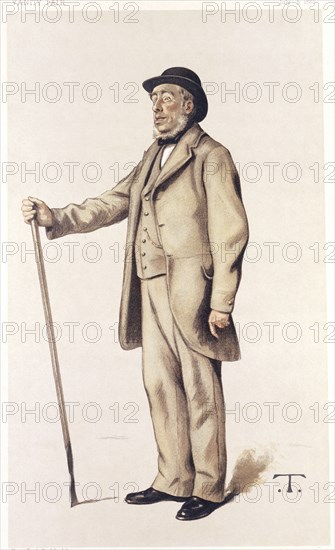 Sir John Lawes, English scientific agriculturalist, 1882.  Artist: Theobald Chartan