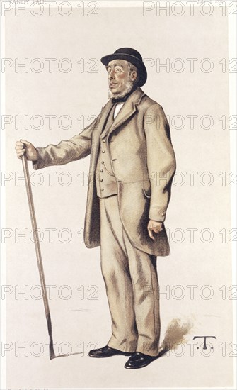 Sir John Lawes, English scientific agriculturalist, 1882. Artist: Theobald Chartan