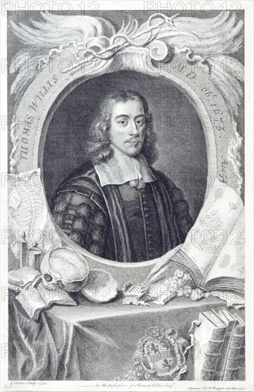 Thomas Willis, physician, 1742. Artist: George Vertue