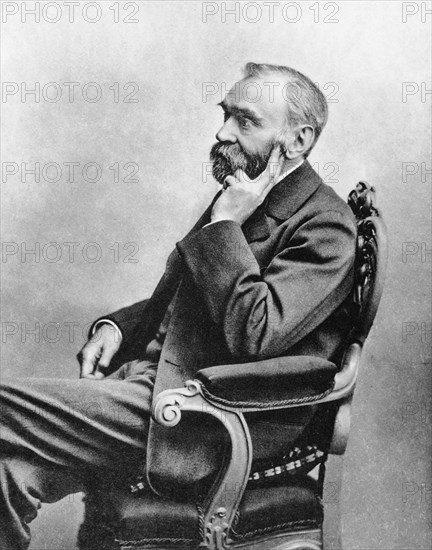 Alfred Berhard Nobel, c1880s. Artist: Unknown