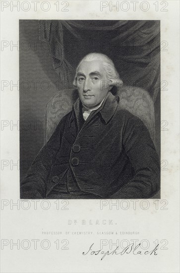 Joseph Black, Scottish chemist, c1780s. Artist: C Cooke