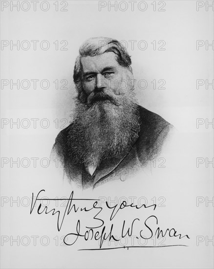 Sir Joseph Wilson Swan, scientist and inventor, c1900. Artist: Unknown