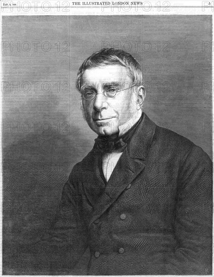 George Biddell Airy, English astronomer and geophysicist, 1868. Artist: Unknown