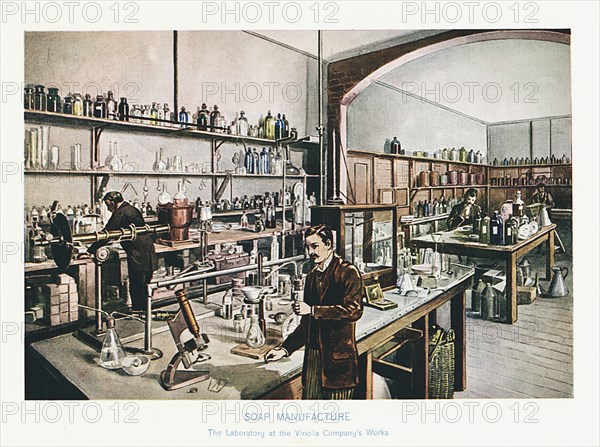 Soap manufacturing, c1905. Artist: Unknown